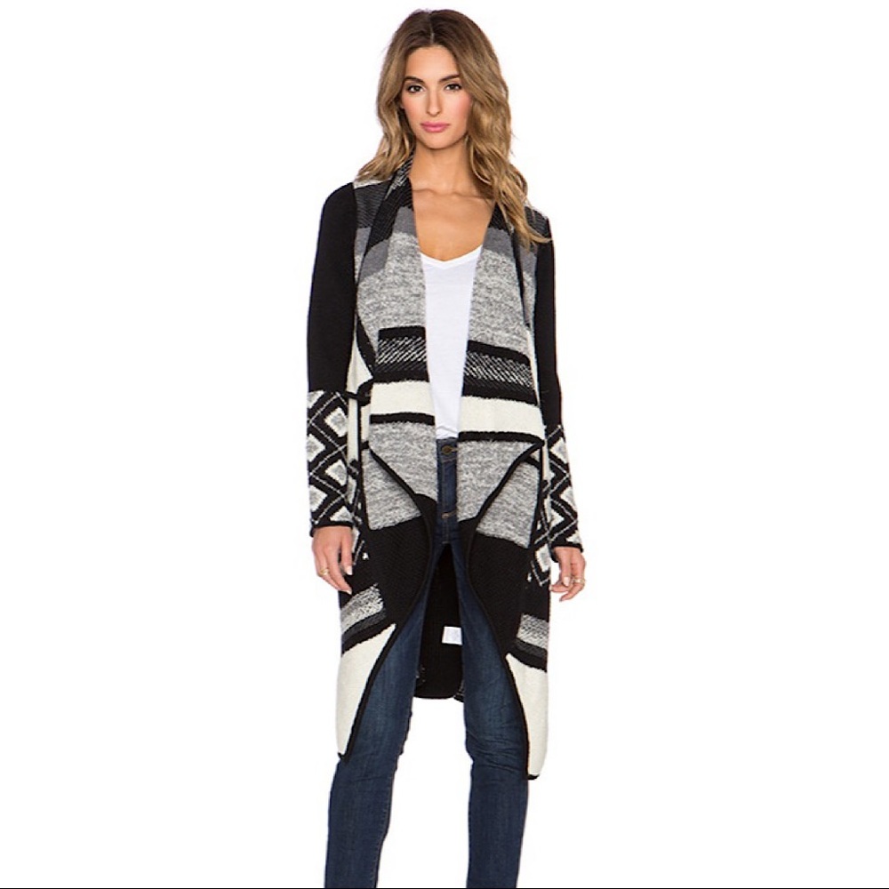 Vince Graphic Cardigan Size L